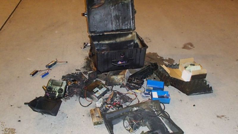 Baterías de drones no declaradas provocan un incendio en un avión en Melbourne,&nbsp;Australia