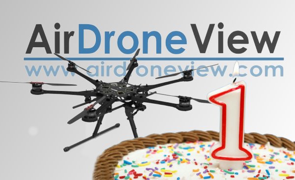 cumpleaños aniversario drones badajoz air drone view www.airdroneview.com un año empresa españa rpas uav trabajos aereos aesa gobex extremadura