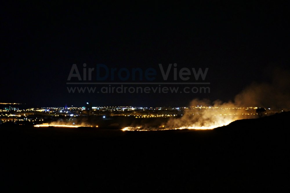 Incendio San Juan 2015 badajoz fuegos artificiales fuego vaguadas barriada de llera hoy noticia air drone view www.airdroneview.com 2a