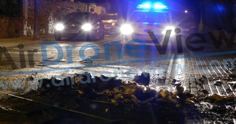Incendio provocado en un contenedor en Las Vaguadas, Badajoz Incendio provocado en un contenedor en Las Vaguadas, Badajoz