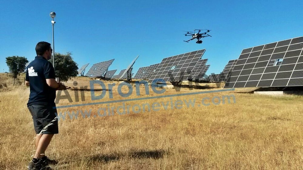 rivero sudon fotovoltaica planta termosolar placas paneles alburquerque extremadura badajoz dron drones air drone view www.airdroneview.com video (8)