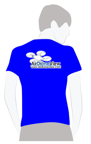 camiseta air drone view hombre www.airdroneview.com logo merchan drones rpas españa comprar oferta barato (1)