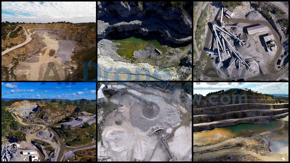 air drone view construccion cantera gravera www.airdroneview.com trabajos aereos video foto topografia ortofoto fotogrametria 3d extremadura españa a