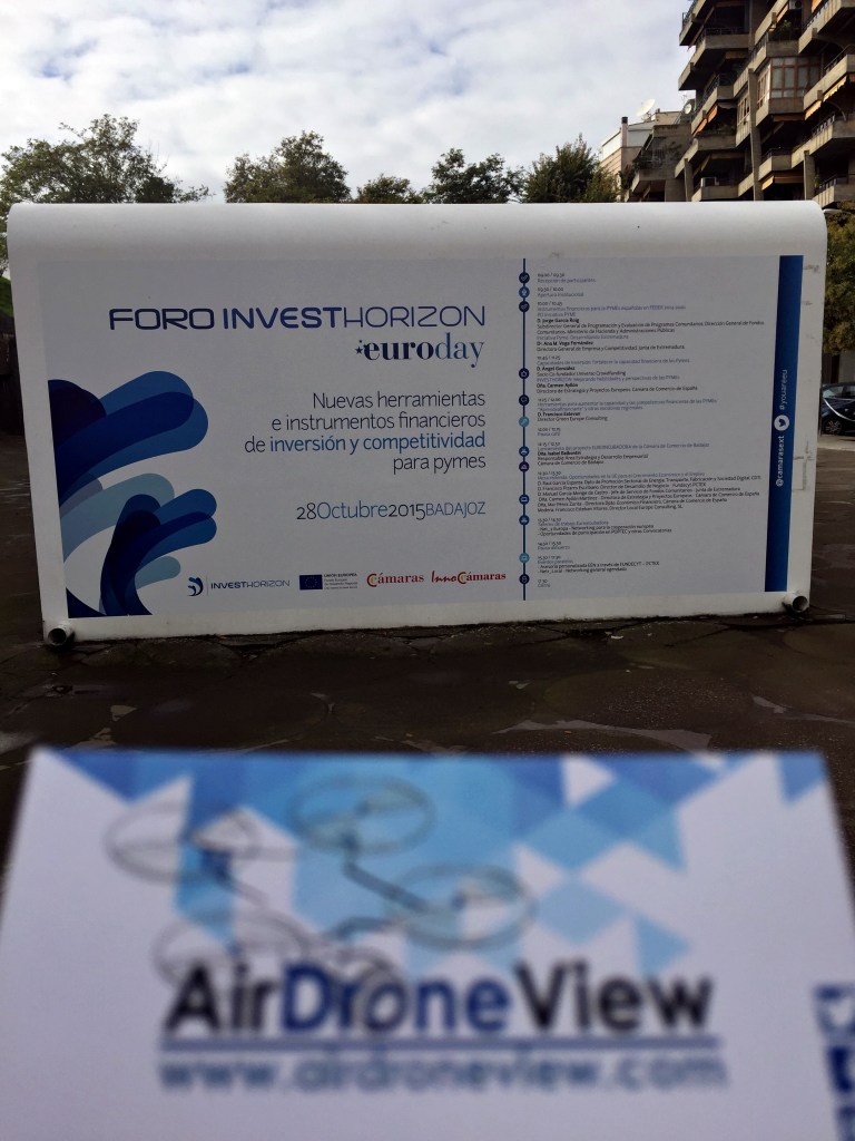 air drone view foro investhorizon euroday badajoz palacio congresos empresas sinergia networking www.airdroenview.com cronica evento camara comercio 1