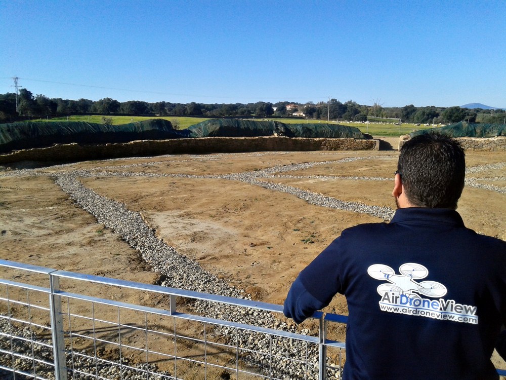 caparra air drone view teatro anfiteatro romano yacimiento extremadura ortofoto arqueologia drones españa badajoz caceres empresa 3d levantamiento (9)