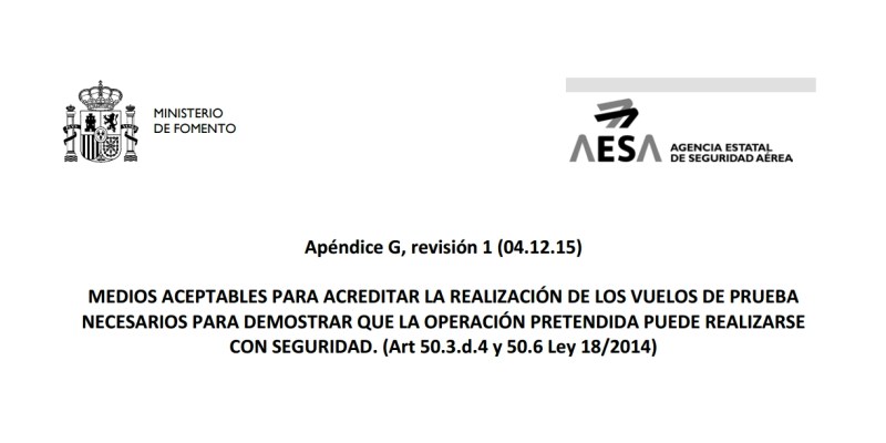 Cambios en el Apéndice G de&nbsp;AESA