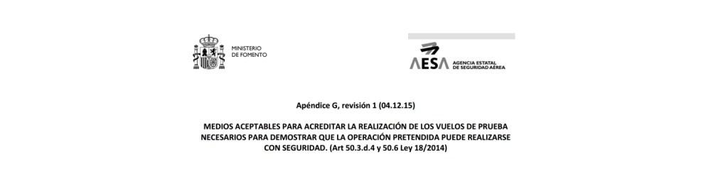 aesa procedimiento operador alta rpas uav ley drones españa revision vuelos prueba noticia air drone view www.airdroneview.com