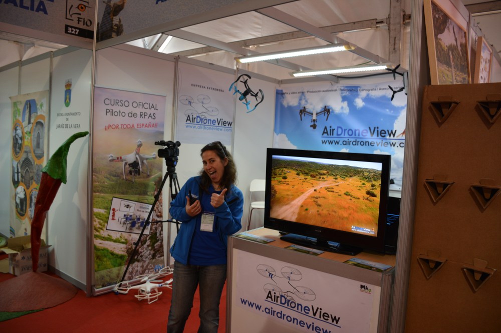 air drone view fio 2016 monfragüe empresa actividades a vista de pajaro aprende a volar un dron rpas españa parque nacional feval junta de extremadura stand videos (5)