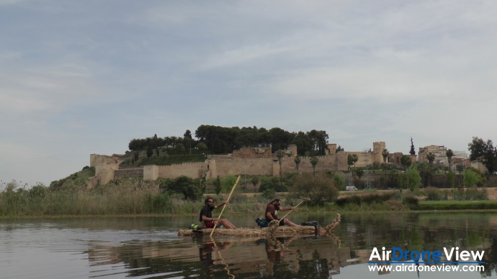 air drone view badajoz extremadura aborigen caminos del guadiana descenso rio aventura expedicion drones rpas operadora portugal caceres video aereo fotos aire punto de vista (3)