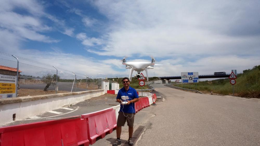 air drone view foto video aereo seguimiento obra civil autovia carretera... (9)