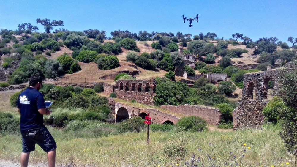 acueducto convento monasterio de la luz villanueva del fresno cheles olivenza extremadura drones air drone view www.airdroneview.com documental extremadura canal (2)