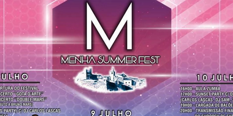 Air Drone View patrocina el Menha Summer&nbsp;Fest