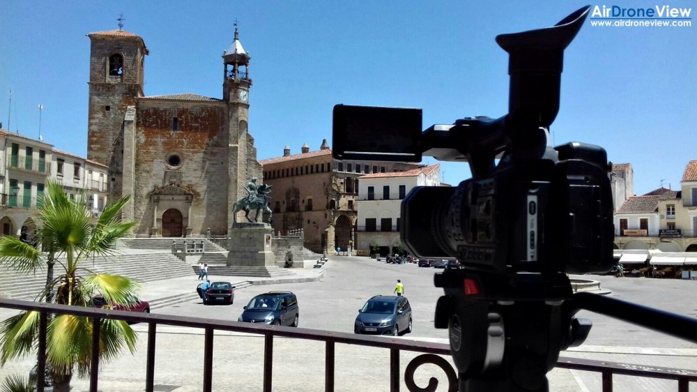 trujillo documental air drone view tv canal extremadura badajoz caceres filmacion drones air drone view www.airdroneview.com plaza pizarro