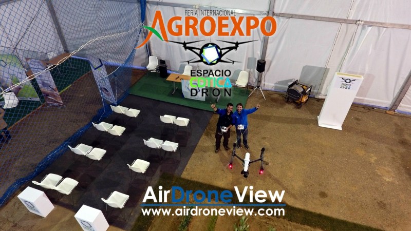 Demostraciones Air Drone View en Espacio CDTICA Dron – Agroexpo&nbsp;2017