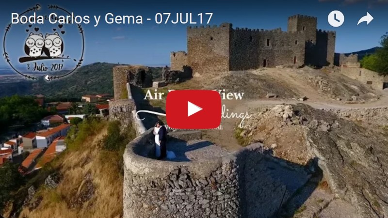 Un castillo, un drone y una boda… Un castillo, un drone y una boda…