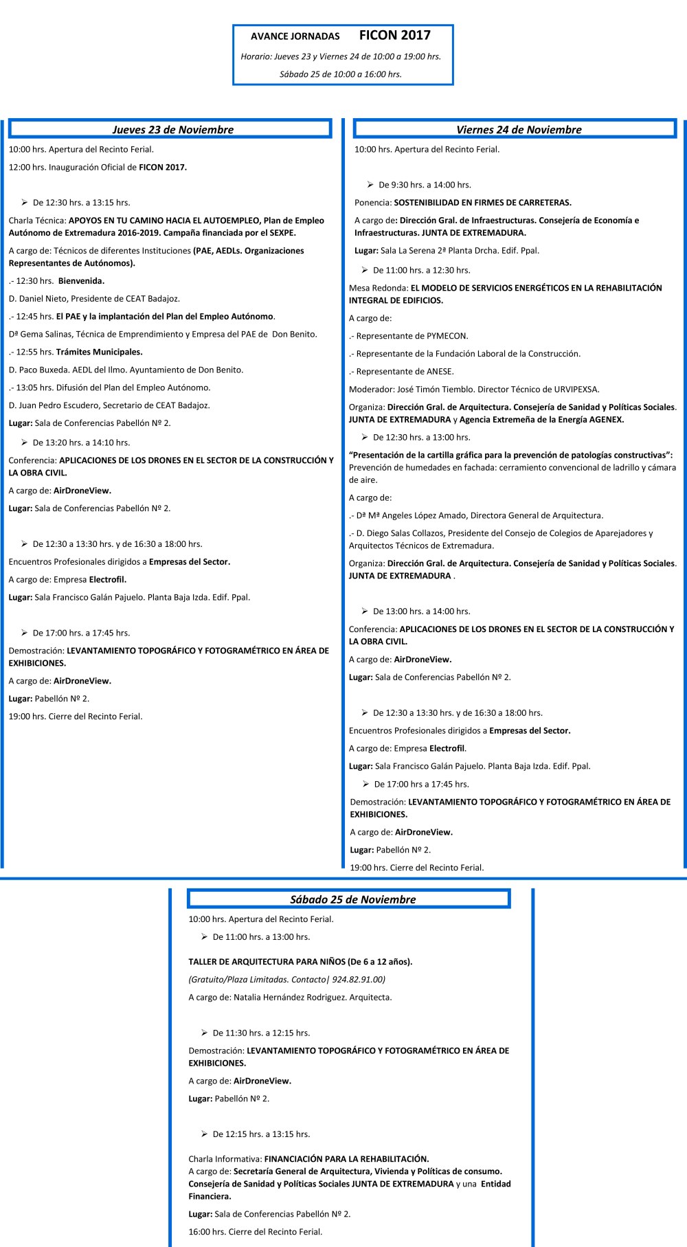 air drone view foro ficon drones rpas uav construccion aplicaciones operador legal leyes de drones extramadura badajoz caceres don benito www.airdroneview.com feria construccion.jpg