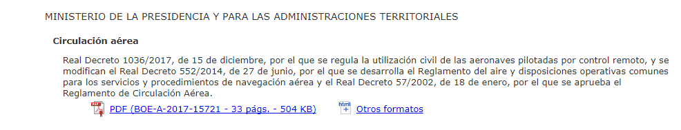 air drone view nueva ley real decreto 1036 drones rpas circulacion aerea ministerio de fomento vuelo nocturno vuelo en ciudad operativa ctr autorizacion operadores legal badajoz extremadura españa aesa.png