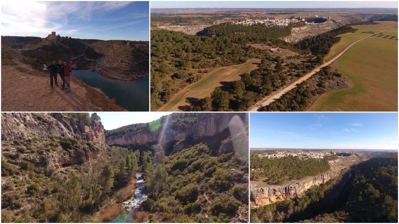 La Hoz de Alarcón, a vista de&nbsp;drone.