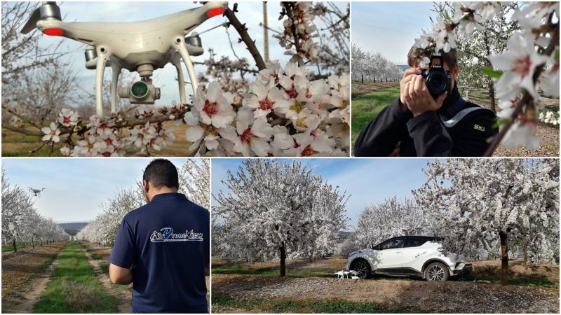 El paraíso, los almendros y el&nbsp;drone