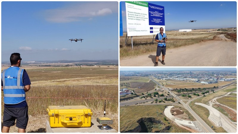 Seguimiento de obra civil en los accesos a la plataforma logística de&nbsp;Badajoz