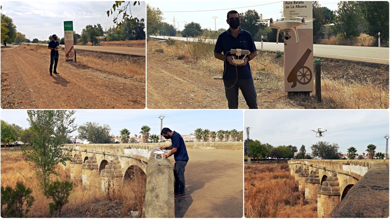 Filmando en La Albuera para&nbsp;documental