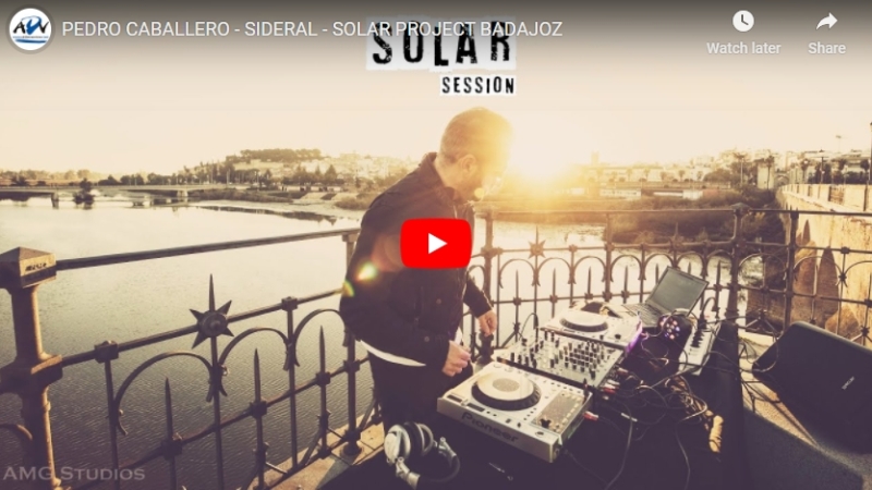 Solar Project, la sesión al amanecer en Badajoz del DJ Pedro Caballero