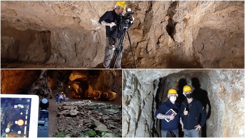 Filmando en la Mina de la&nbsp;Jayona