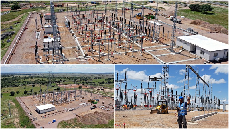Realizando el seguimiento de obra de una subestación eléctrica Realizando el seguimiento de obra de una subestación eléctrica