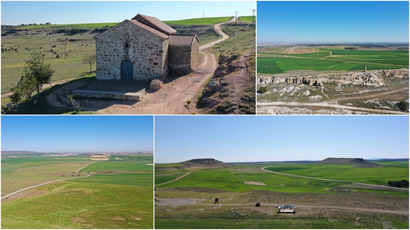 Grabando en Arapiles para el Documental Paisajes de Guerra, de la Universidad de&nbsp;Alicante