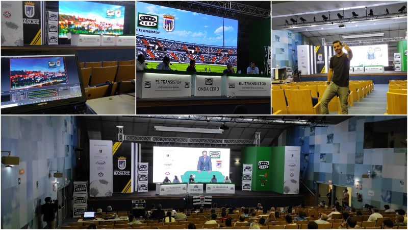 De técnicos de vídeo en el programa «El Transistor», de Jose Ramón de la&nbsp;Morena