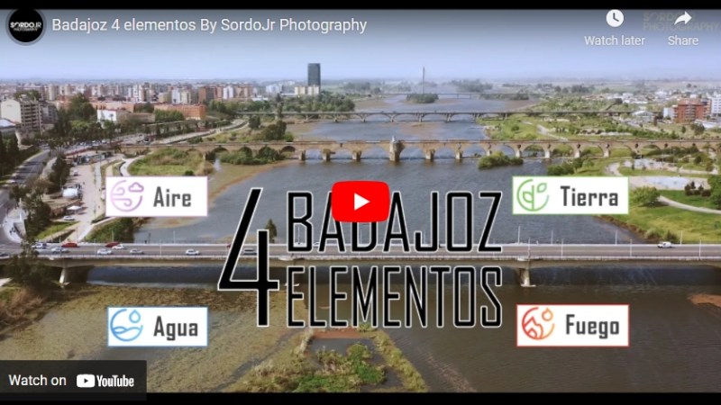 Badajoz 4 elementos, el vídeo de Badajoz de FITUR, con David&nbsp;Sordo