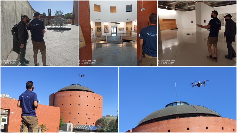 Grabando en el MEIAC de&nbsp;Badajoz