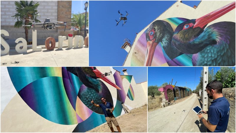 Grabando en Salorino para vídeo promocional Grabando en Salorino para vídeo promocional