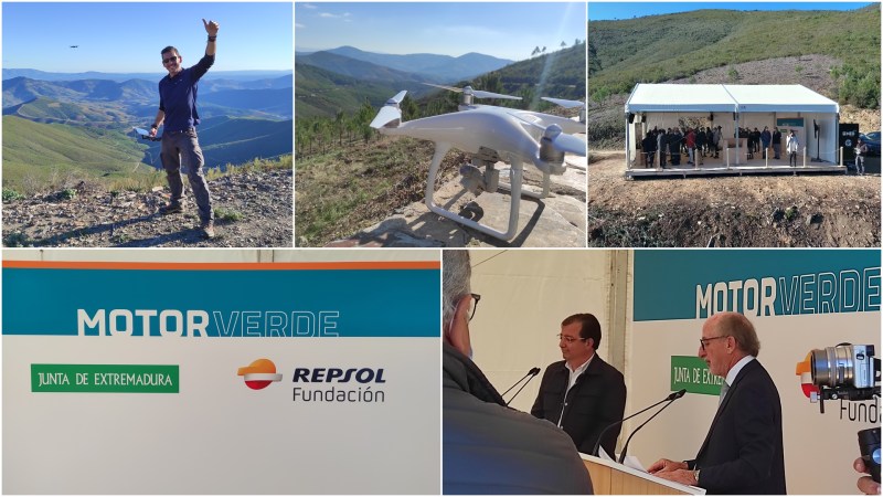 Retransmisión en directo con drones en Las Hurdes para Repsol y la Junta de&nbsp;Extremadura