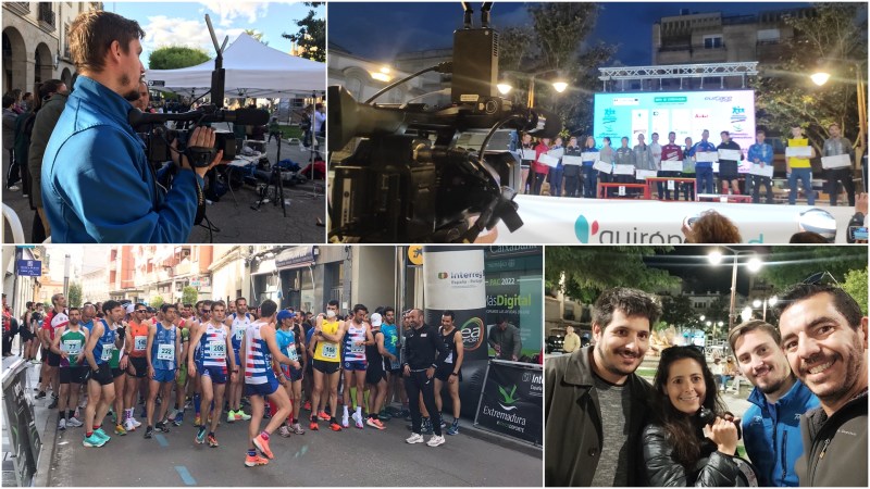 Realización de streaming en la carrera 10K Ciudad de Don&nbsp;Benito